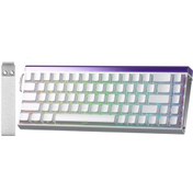 Resim Aula Hero 68 He Manyetik Klavye Rapid Trigger Meteor Switch 8000hz Rgb Neon Tkl Hot Swap Oyuncu Klavyesi Beyaz 
