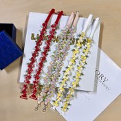 Resim Ayarlanabilir ve Çıkarılabilir Çiçek Desenli Dantel Sütyen Askıları - Kaymaz, Çok Renkli Tasarım ile Detaylı Boncuk | Elbiseler ve Üstler için Mükemmel | Çok Yönlü Moda Aksesuarı, Moda Sütyen Askıları | Çiçek Desenli Dantel Askıları | Ayarlanabilir Askı 