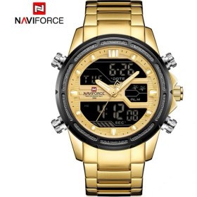 Resim Hanyang Gg Navıforce Erkekler Için Saatler Lüks Marka Dijital Kronograf Spor Kuvars Kol Saati Su Geçirmez Askeri Çelik Bant Aydınlık Saat (Yurt Dışından) 