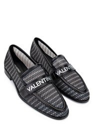 Resim Valentino Mario Valentino Kadın Deri & Tekstil Siyah Loafer Ayakkabı 