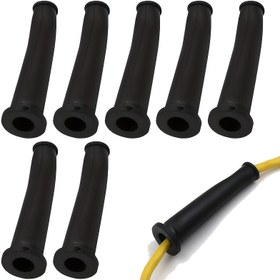 Resim 5/10 adet, Kauçuk Hortum El Matkabı Kablo Koruyucu, Elektrikli Aletler, Elektrikçiler için, Yüksek Sıcaklığa Dayanıklı, Elektrikli Alet Kesme Makinesi ve Matkap Kablo Koruma için İdeal 