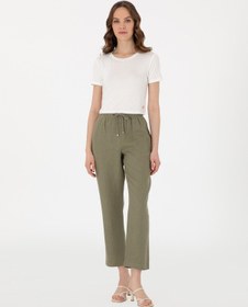 Resim Pierre Cardin Kadın Haki Pantolon Kanvas-chino 50301256-vr027 Haki 