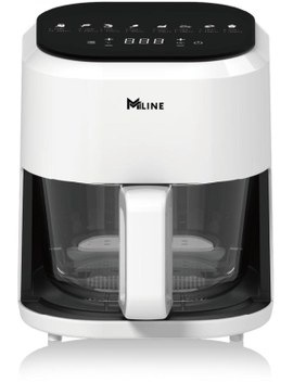 Miline Cam Hazne 4lt Airfryer Sıcak Hava Fritözü