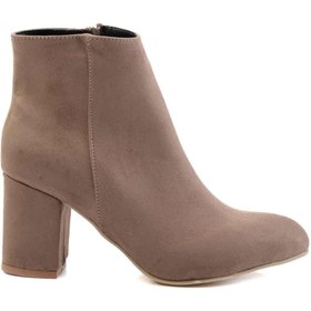 Resim Bambi Vizon Süet Kadın Bot & Bootie K02503713002 