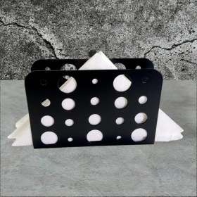 Resim Glare Peçetelik Delikli Mat Siyah 