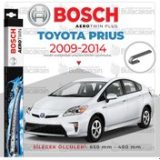 Resim Toyota Uyumlu Prius Muz Silecek Takımı 2009-2014 Bosch Aerotwin 