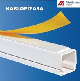 Resim Mutlusan 40X40 Mm Yapışkan Bantlı Kablo Kanalı (8 Metre) 