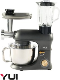 Resim Yui M200 Multi-fonksiyonel 3'ü Bir Arada Döküm Gövde Stand Mikser Kıyma Setli Ve Blender Özellikli 1800w 