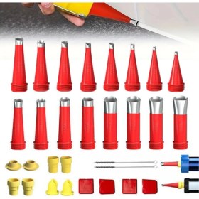 Resim Zmc Bilişim®30 Parça Silikon Kalafat Mastik Alet Seti Mastik Ucu 