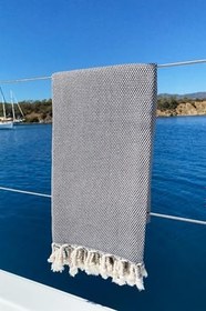 Resim DENİZLİ CONCEPT Likya Peştemal Siyah 