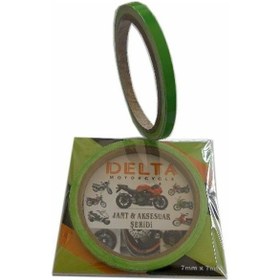Resim Gogo Jant Şeridi Opak Yeşil 1 Set 7cm 7m 