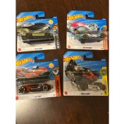 Resim Hotwheels 4 Adet Araba 