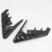 Resim Honeybeeshop Tesla Model 3 Y 2018 2023 On Kamera Kapagi 2 Adet Siyah Karbon Fiber Abs 