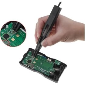 Resim TeknoKapsül WL0010 Smd Prob Kıskaçlı Smd Prob Smd Test Probu Direnç Kapasite Bobin Diyot Multimetre Prob Cımbız Prob 