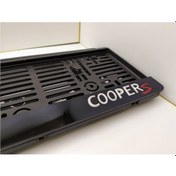 Resim Mini Cooper S Pleksi Plakalık Takımı 2 Adet 