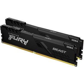 Resim Kingston Fury Beast KF432C16BBK2/16 16 GB (2x8) DDR4 3200 MHz CL16 Ram 