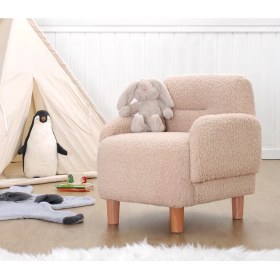 Resim Lorence Home Cobie Teddy Çocuk Koltuğu - Pudra 