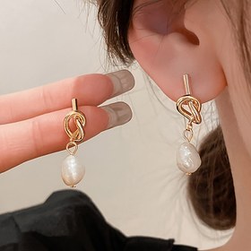 Resim Kadınlar için Şık Fransız-Barok Stil Düzensiz İnci Dürbün Küpeler - Günlük Kullanım, Partiler, Seyahat ve Tatil için Mükemmel - Kız Arkadaş/Anne için İdeal Doğum Günü veya Tatil Hediyesi, Alaşımlı Çinko Alaşımlı Çubuklar, Tatil Aksesuarları|Şık Dürbün Küpeler|Çinko Alaşımlı Küpeler 