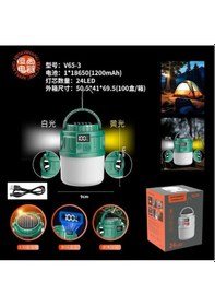 Resim Ayt Powermaster V65-3 24 Ledli 1200 Mah Solar Güneş Enerjili Kamp Lambası Aydınlatma Işıldak Fener 