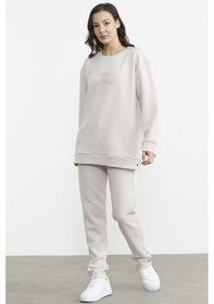 Resim Taş Detaylı Rahat Kalıp Eşofman Takım - Taş 001 