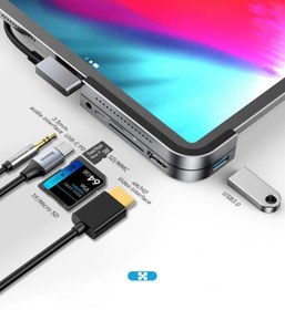 Resim Baseus Gfc Sale Angle No.7 Hdmi? Usb 3.0 Usb 6in1 Usb Type C Adaptör Life 210035 