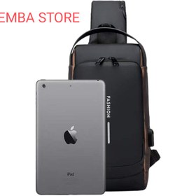 Resim Dembastore Usb Şarj Portlu Ve Kilitli Omuz Ve Göğüs Çantası Siyah Yetkili Satıcı Demba Store 