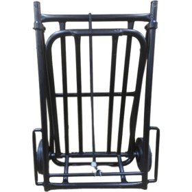 Resim PremiumPort Büyük Boy Katlanabilir Yük Taşıma El Arabası, 120 kg Kapasiteli 