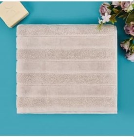 Resim Kadife Ayak Havlusu - Gri - 50X70 Cm 