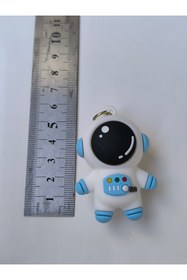 Resim Esey Dizayn Astronot Araba Dikiz Ayna Süsü - Vantuzlu Cam Süsü 