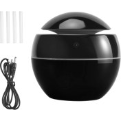 Resim Taşınabilir Hava Nemlendiricisi Ultrasonik USB Aroma Dışıncı LED Gece Lıght Lıght Elektrik Esansiyel Yağ Difüzör Aromaterapi Siyah (Yurt Dışından) 