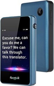 Resim Fluentalk Timekettle T1 Mini Tercüman Cihazı Wi-Fi Gerektirmez - Mavi 
