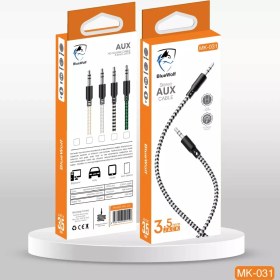 Resim Popvitrin 3.5 mm Jack Hasır Aux Kablo Arbaks MK-031 Universal Bağlantı Tipi ile Dayanıklı Tasarım 