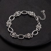 Resim Minimalist Hip-Hop Tarzı 304 Paslanmaz Çelik Gümüş-Gri Geometrik Oval Bağlantılı Erkek Bileziği İçin Sokak Stili, Günlük Kullanım Bilezik,Erkek Takıları,Şık Bileklik,Minimalist Tasarım,Sağlam Yapı,Yüksek kaliteli metal,Beyan Parçası,Unisex Takı,Şehir Stili,Genç Yetişkinler 