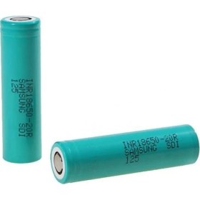 Resim Samsung INR18650-20R 2000 Mah Li-Ion Şarjlı Pil (22A) 