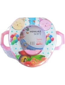 Resim Pembe Kulp Kız Çocuk Klozet Adaptörü - Kız Çocukları Için Güvenli ve Konforlu Lazımlık 