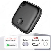 Resim Akıllı Takip Cihazı Airtag Mini Gps Bulucu Anti Kayıp Alarm Kablosuz Bulucu Black 1-pack 