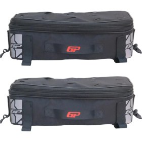 Resim Gp Kompozit KMSC06 Universal Motosiklet Yan Çanta Üstü Kumaş Çanta Siyah 