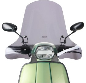 Resim GP Kompozit Lambretta V125 / V200 Special 2021-2023 Uyumlu Ön Cam Füme 52 cm 