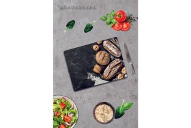 Resim Saban 30x40cm - Buğdaylı Ekmek - Cam Kesme Tahtası 