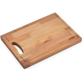 Resim Ahs-6001 Ahşap Kesme Tahtası Sinbo Profesyonel Kesme Tahtası Sunum Tahtası %100 Doğal Ahşap 