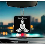 Resim Genel Markalar Meditasyon Desenli Kişiye Özel İsimli Pleksi Dikiz Ayna Süsü 