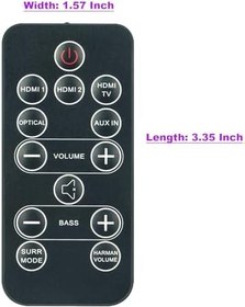 Resim AIDITIYMI Yedek Uzaktan Kumanda Harman Kardon SB26 SB26AM SB 26 06-0HSB26-RM0 Gelişmiş Soundbar Uzaktan Kumandası için uygun 