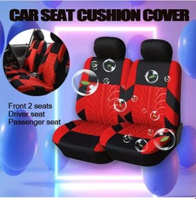 Resim Topnotch Renault Koleos Captur Megane Dacia Duster Anti Kaymaz Kırmızı Siyah Koltuk Kılıfı 