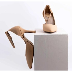 Resim Ruxene Vita Kapalı Sivri Burun 9cm Ince Topuk Bantlı Stiletto - Topuklu Ayakkabı 