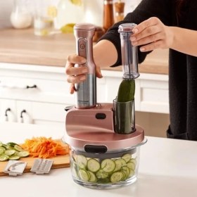 Resim Mastermaid Prosteel 2500W 6 Bıçaklı Uzun Blender Ayaklı Cam Mutfak Robotu, Rosegold 