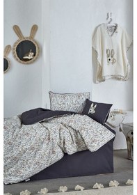 Resim Ecocotton Dogi Bebek Nevresim Seti Baskılı 100 x 150 