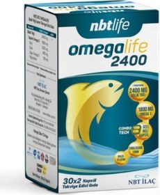 Resim Nbtlife Omegalife 2400 60 Kapsül 