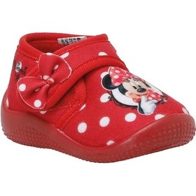 Resim Mickey Mouse Larun 2PR Çocuk Kreş/Anaokulu Panduf Kırmızı 