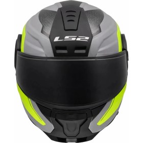 Resim Ls2 Scope 2 Durıa Gri-Neon Sarı Kask (Siyah Vizör) 