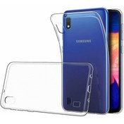 Resim HappyCase Samsung Galaxy A10 Kılıf Lüx Şeffaf Silikon 